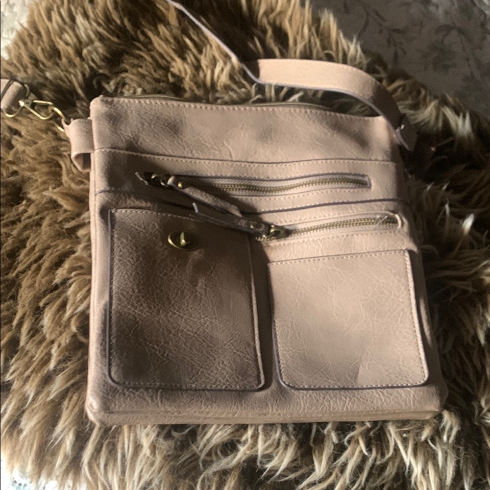 Elegant Tan Crossbody Bag